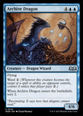 Archive Dragon – Uncommon Magic: The Gathering card from Wilds of Eldraine (#41)