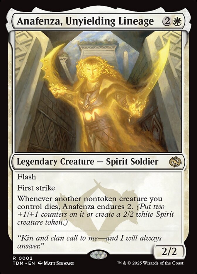 Anafenza, Unyielding Lineage – Rare Magic: The Gathering card from Tarkir: Dragonstorm (#2)