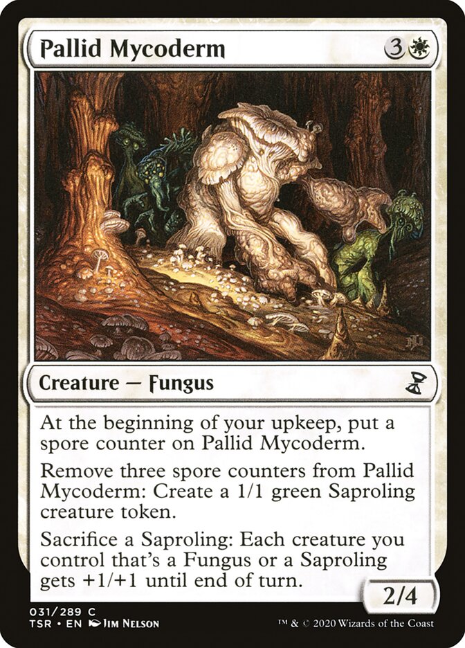 Pallid Mycoderm – Common Magic: The Gathering card from Time Spiral Remastered (#31)