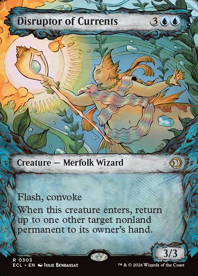 Disruptor of Currents – Rare Magic: The Gathering card from Lorwyn Eclipsed (#303)