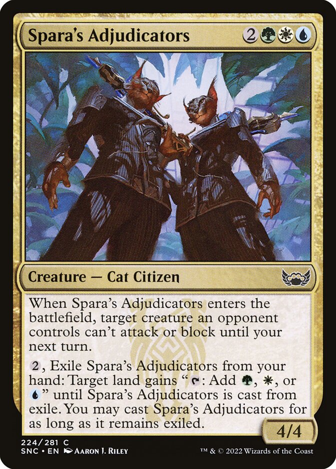 Spara's Adjudicators – Common Magic: The Gathering card from Streets of New Capenna (#224)