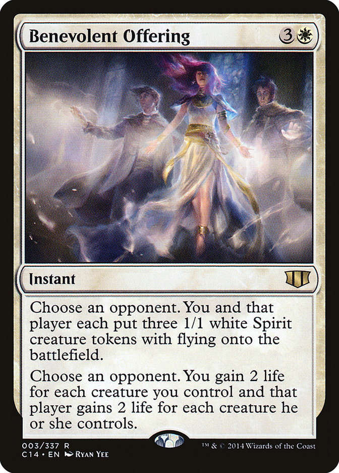 Benevolent Offering – Rare Magic: The Gathering card from Commander 2014 (#3)