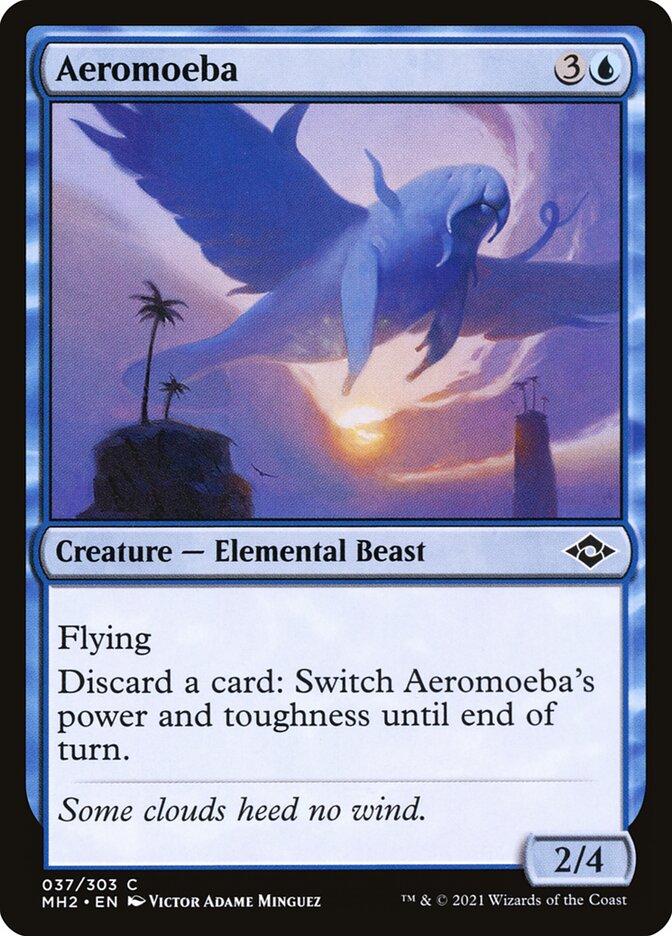 Aeromoeba – Common Magic: The Gathering card from Modern Horizons 2 (#37)
