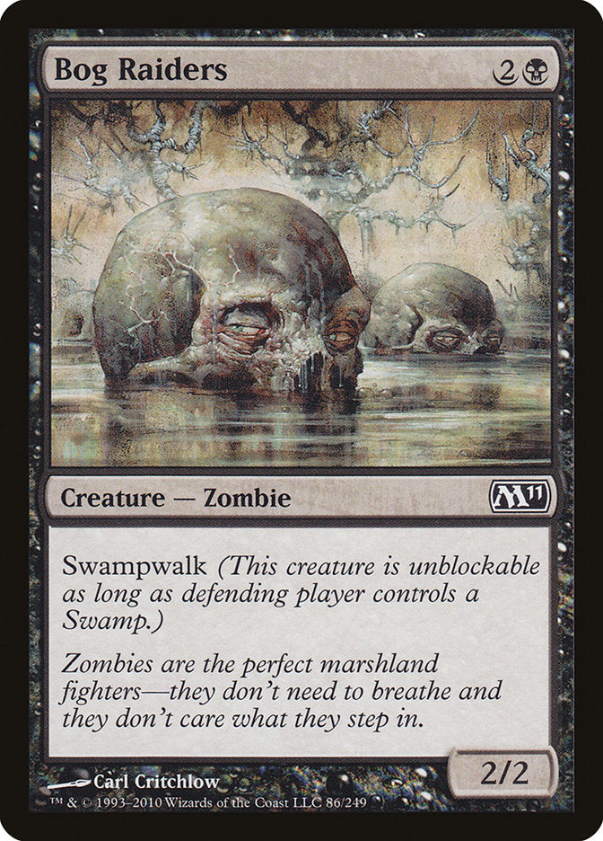 Bog Raiders – Common Magic: The Gathering card from Magic 2011 (#86)