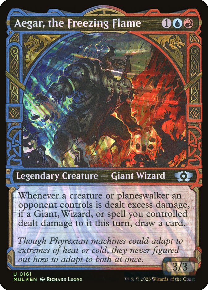 Aegar, the Freezing Flame – Uncommon Magic: The Gathering card from Multiverse Legends (#161)