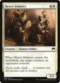 Heavy Infantry – Common Magic: The Gathering card from Magic Origins (#18)