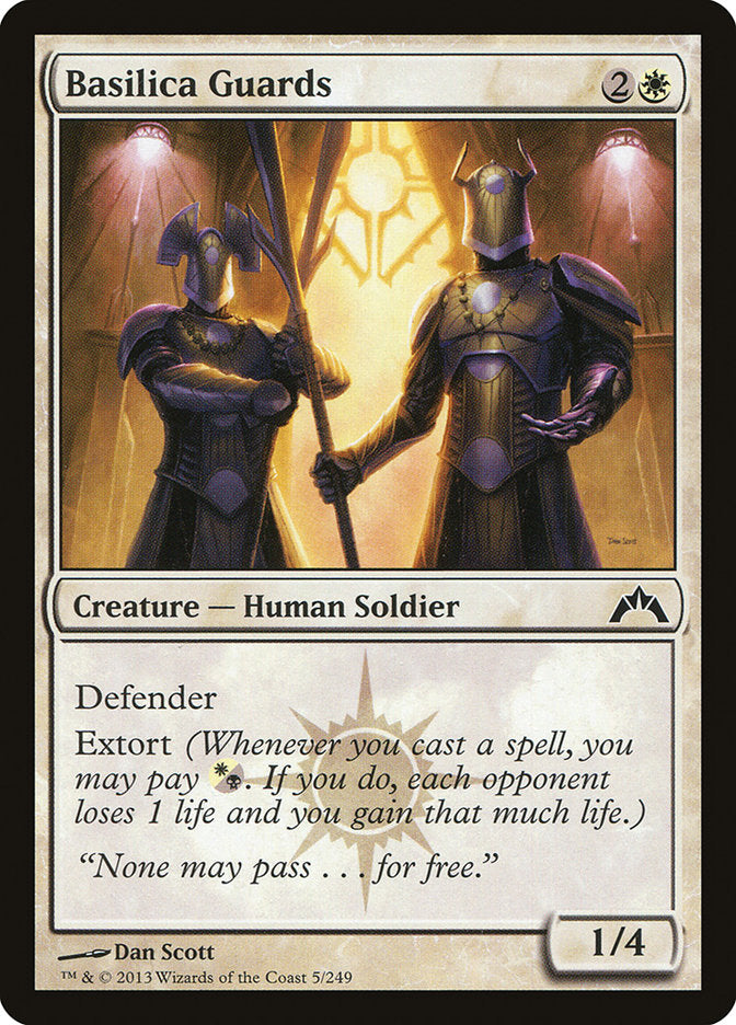 Basilica Guards – Common Magic: The Gathering card from Gatecrash (#5)