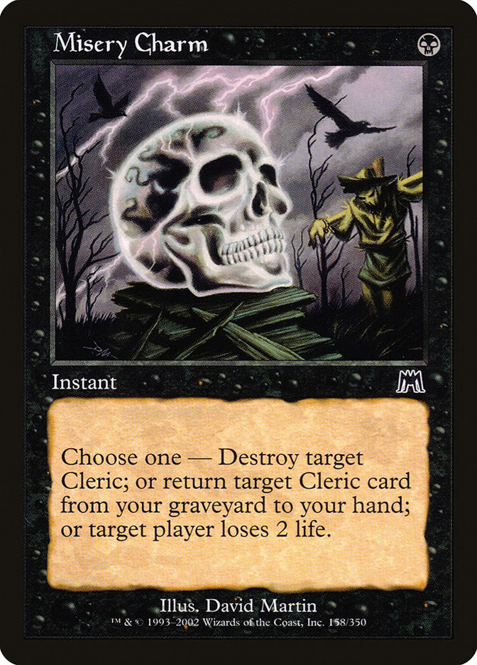 Misery Charm – Common Magic: The Gathering card from Onslaught (#158)