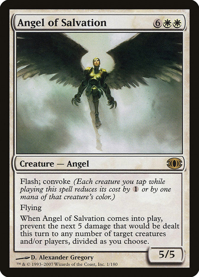 Angel of Salvation – Rare Magic: The Gathering card from Future Sight (#1)