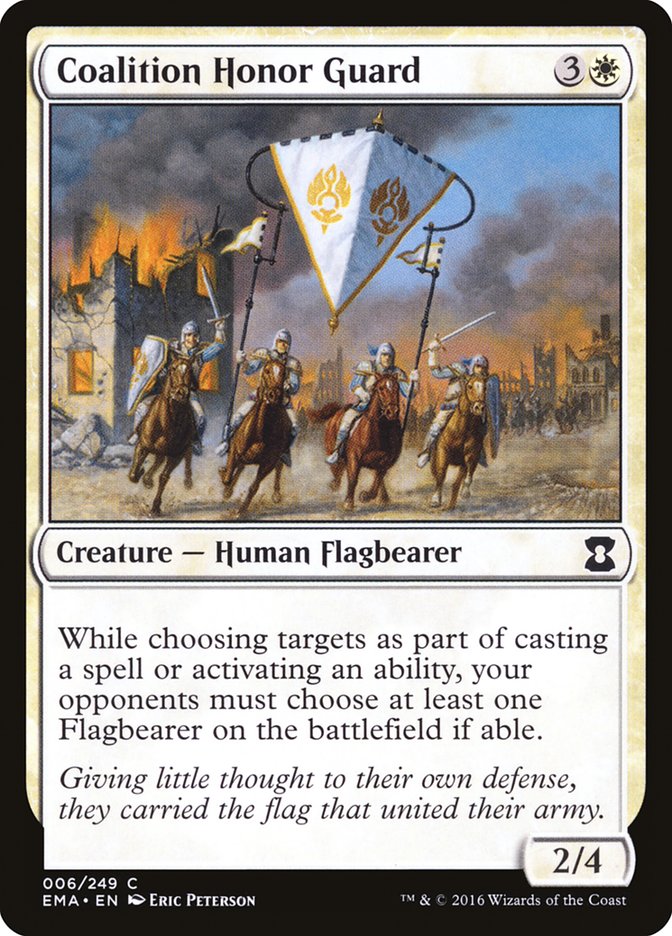 Coalition Honor Guard – Common Magic: The Gathering card from Eternal Masters (#6)