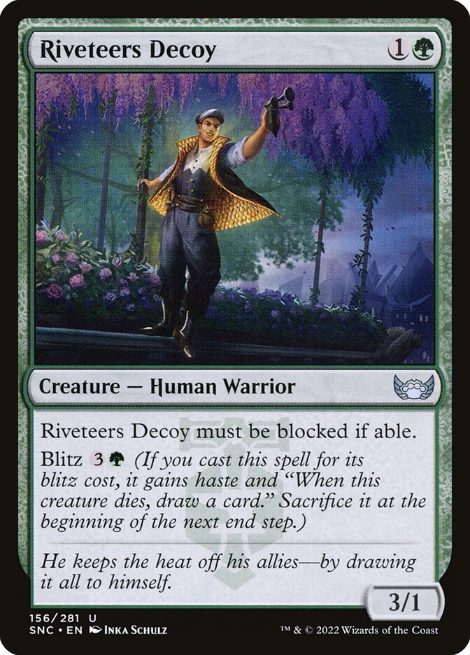 Riveteers Decoy – Uncommon Magic: The Gathering card from Streets of New Capenna (#156)
