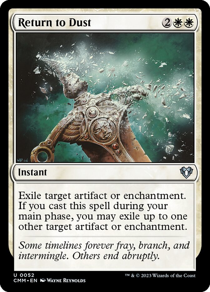 Return to Dust – Uncommon Magic: The Gathering card from Commander Masters (#52)
