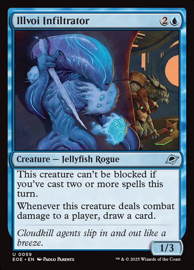 Illvoi Infiltrator – Uncommon Magic: The Gathering card from Edge of Eternities (#59)