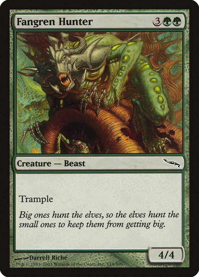 Fangren Hunter – Common Magic: The Gathering card from Mirrodin (#119)