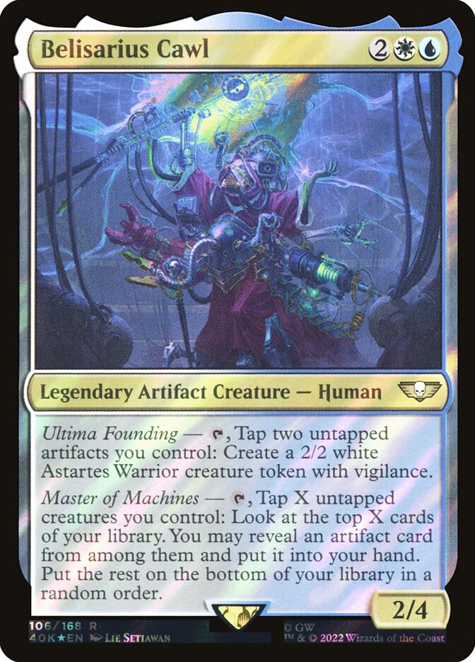 Belisarius Cawl – Rare Magic: The Gathering card from Warhammer 40,000 Commander (#106★)