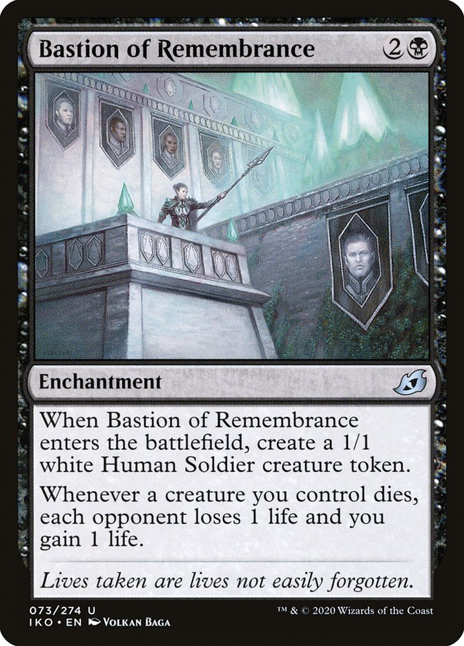 Bastion of Remembrance – Uncommon Magic: The Gathering card from Ikoria: Lair of Behemoths (#73)