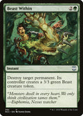 Beast Within – Uncommon Magic: The Gathering card from New Capenna Commander (#282)