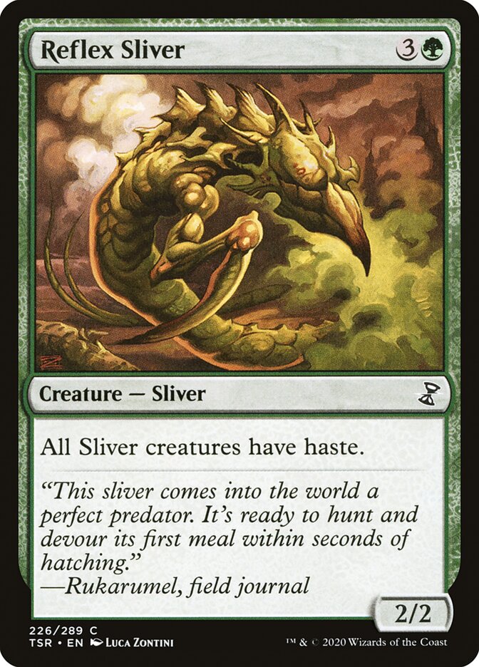 Reflex Sliver – Common Magic: The Gathering card from Time Spiral Remastered (#226)