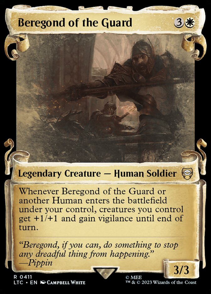 Beregond of the Guard – Rare Magic: The Gathering card from Tales of Middle-earth Commander (#411)