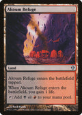 Akoum Refuge – Uncommon Magic: The Gathering card from Zendikar (#210)