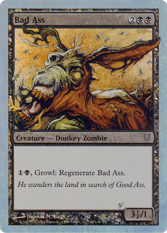 Bad Ass – Common Magic: The Gathering card from Unhinged (#49★)