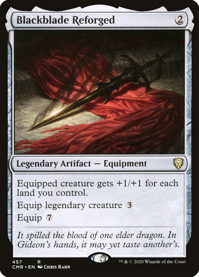 Blackblade Reforged – Rare Magic: The Gathering card from Commander Legends (#457)