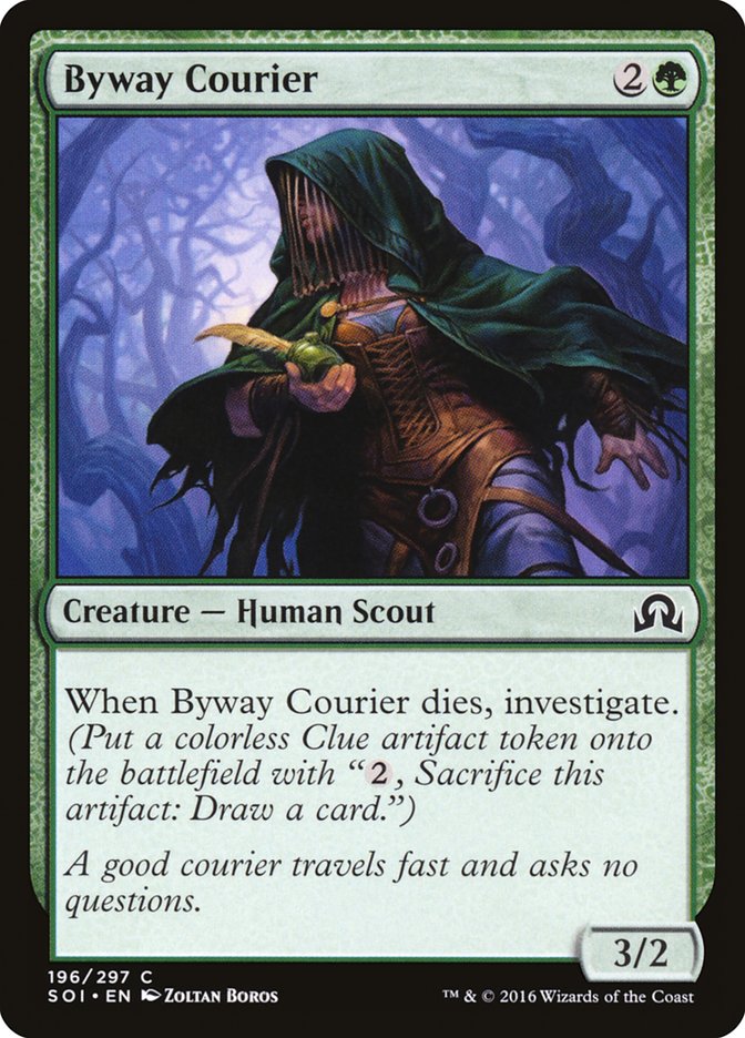 Byway Courier – Common Magic: The Gathering card from Shadows over Innistrad (#196)