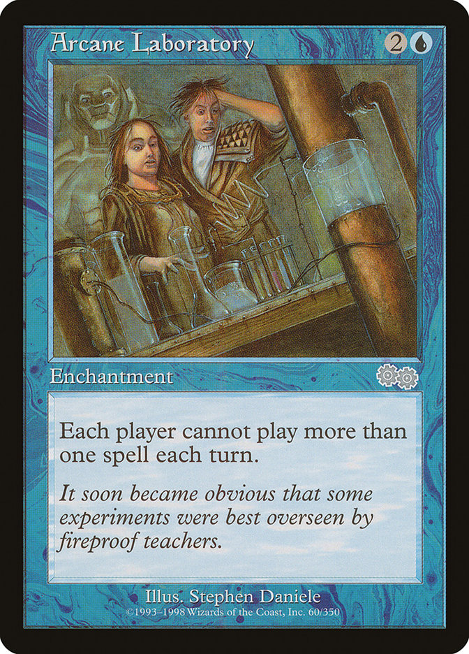Arcane Laboratory – Uncommon Magic: The Gathering card from Urza's Saga (#60)