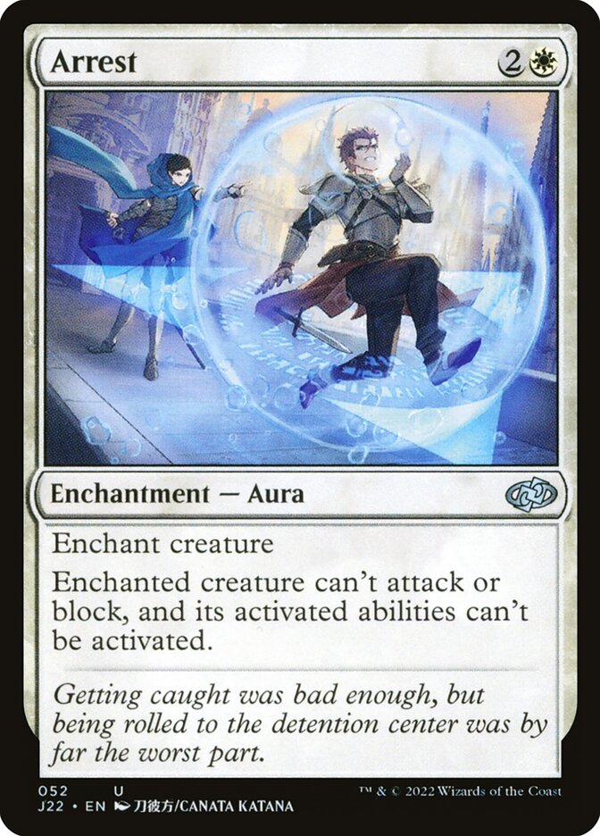 Arrest – Uncommon Magic: The Gathering card from Jumpstart 2022 (#52)