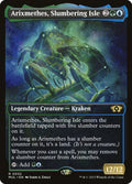 Arixmethes, Slumbering Isle – Rare Magic: The Gathering card from Multiverse Legends (#32)