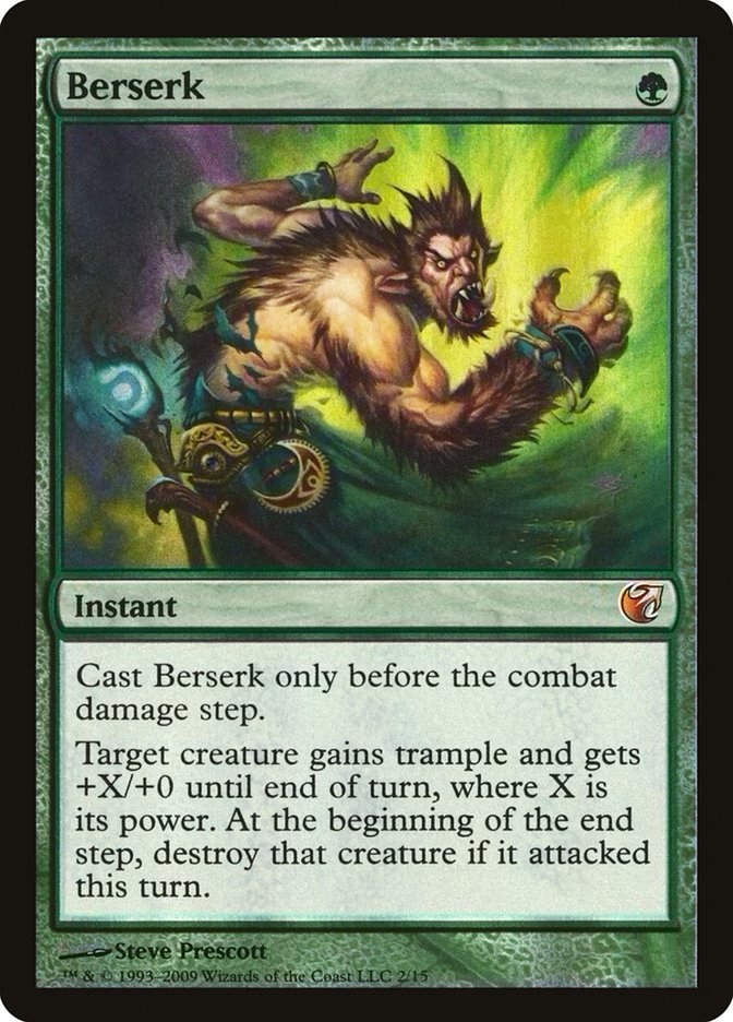 Berserk – Mythic Magic: The Gathering card from From the Vault: Exiled (#2)