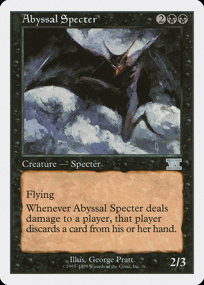 Abyssal Specter – Uncommon Magic: The Gathering card from Battle Royale Box Set (#1)
