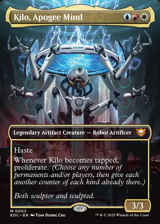 Kilo, Apogee Mind – Mythic Magic: The Gathering card from Edge of Eternities Commander (#3)