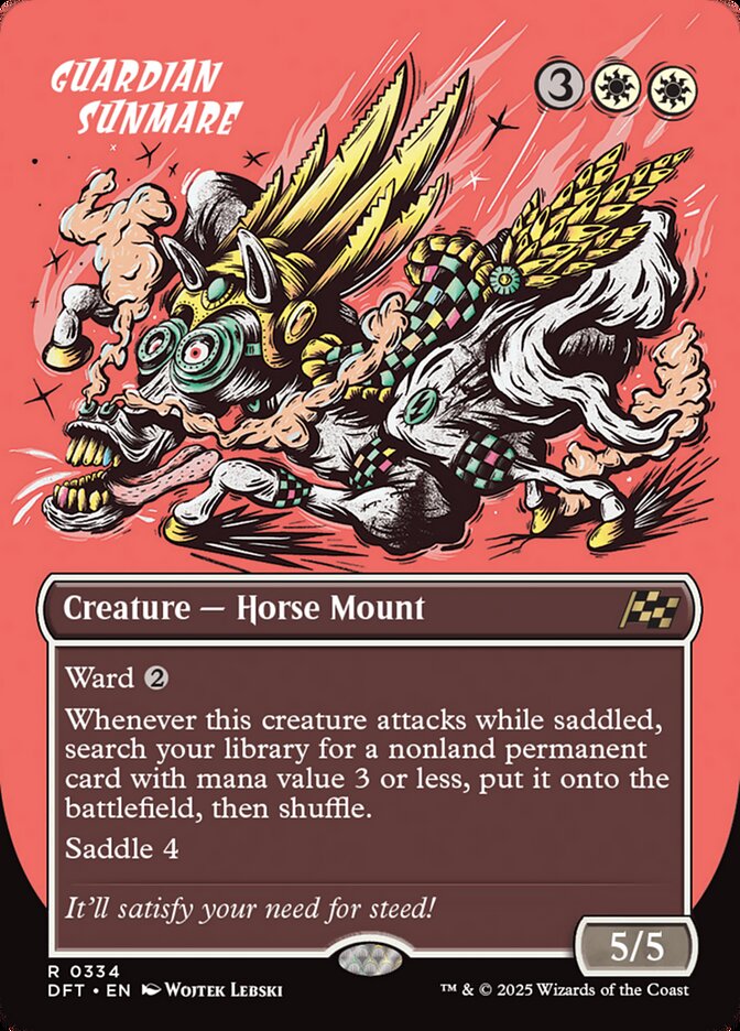 Guardian Sunmare – Rare Magic: The Gathering card from Aetherdrift (#334)