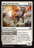 Riling Dawnbreaker // Signaling Roar – Common Magic: The Gathering card from Tarkir: Dragonstorm (#21)