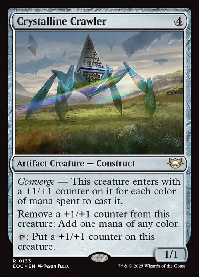 Crystalline Crawler – Rare Magic: The Gathering card from Edge of Eternities Commander (#133)