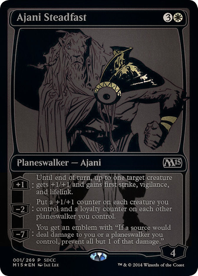 Ajani Steadfast – Mythic Magic: The Gathering card from San Diego Comic-Con 2014 (#1)