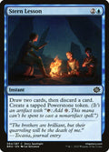 Stern Lesson – Common Magic: The Gathering card from The Brothers' War (#64)
