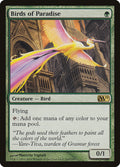 Birds of Paradise – Rare Magic: The Gathering card from Magic 2011 (#165)