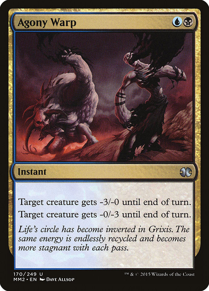 Agony Warp – Uncommon Magic: The Gathering card from Modern Masters 2015 (#170)