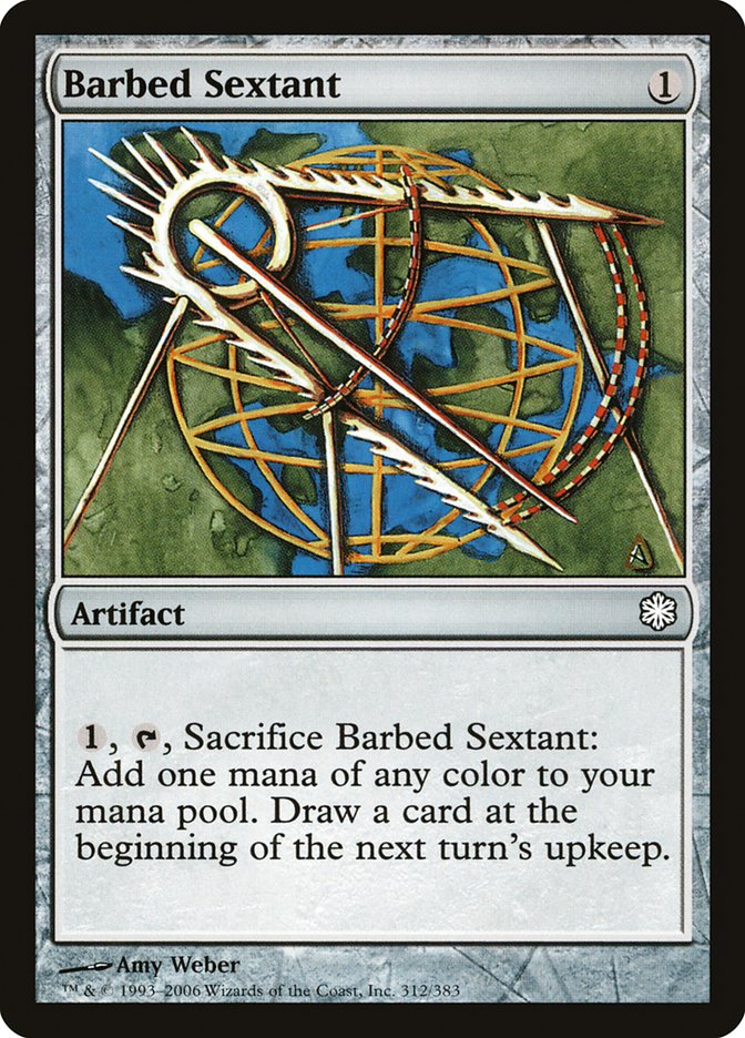 Barbed Sextant – Common Magic: The Gathering card from Coldsnap Theme Decks (#312)