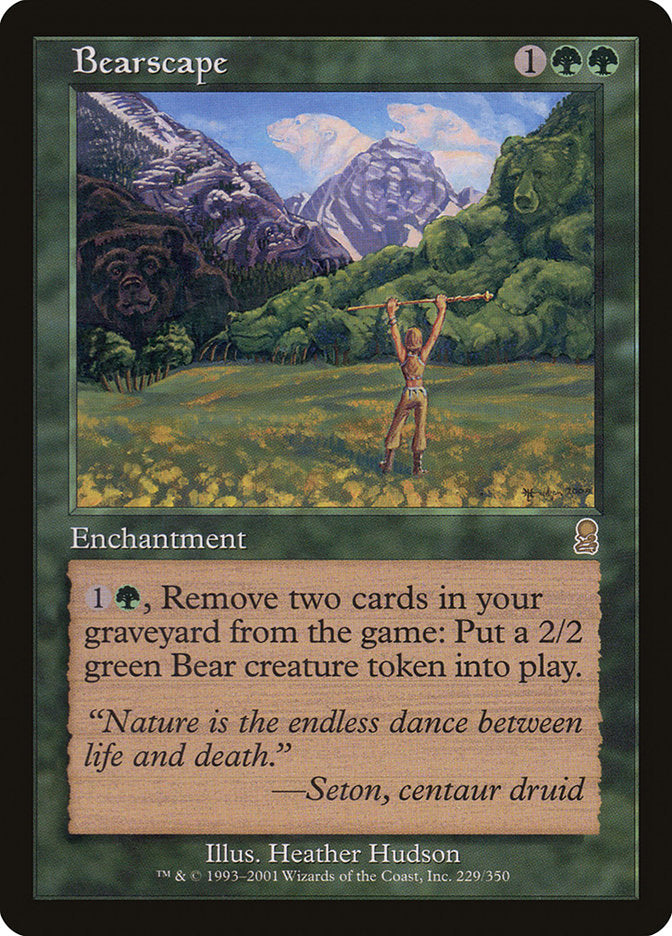 Bearscape – Rare Magic: The Gathering card from Odyssey (#229)