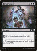 Lich's Caress – Common Magic: The Gathering card from Core Set 2019 (#105)