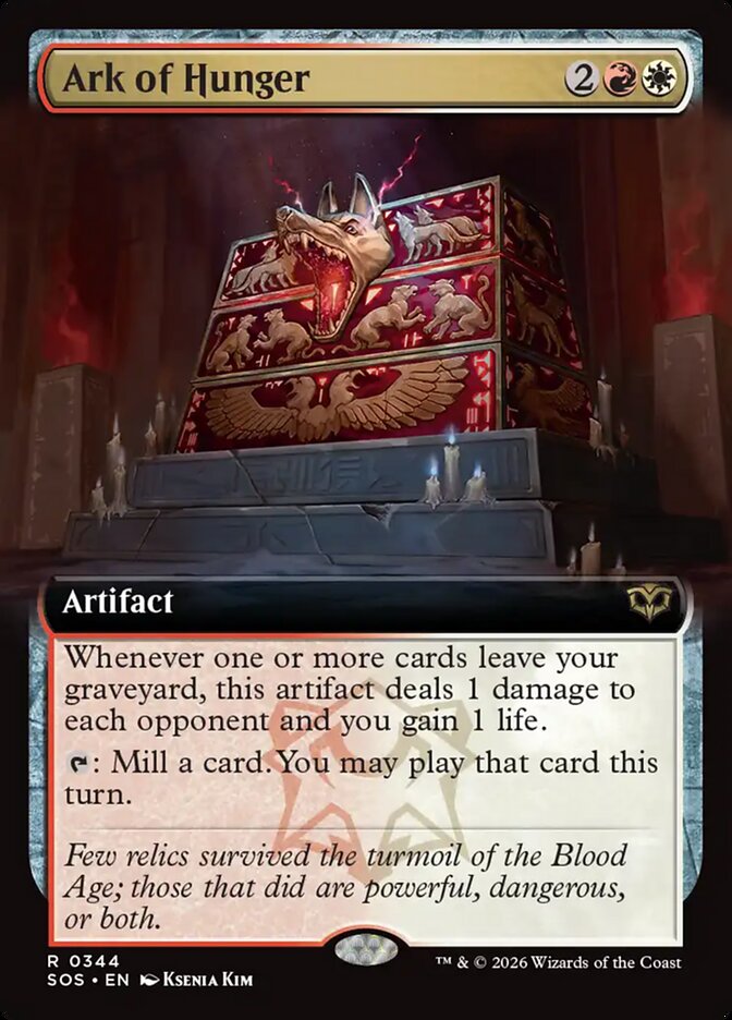 Ark of Hunger – Rare Magic: The Gathering card from Secrets of Strixhaven (#344)