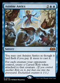 Asinine Antics – Mythic Magic: The Gathering card from Wilds of Eldraine Promos (#42p)