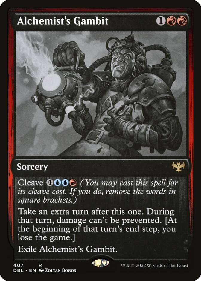 Alchemist's Gambit – Rare Magic: The Gathering card from Innistrad: Double Feature (#407)