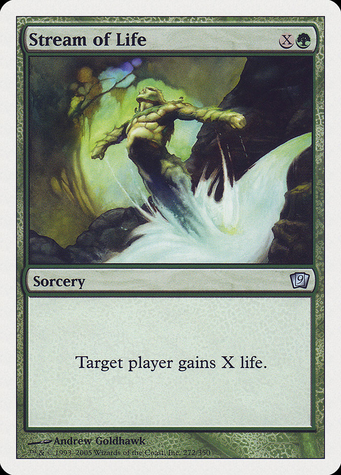 Stream of Life – Uncommon Magic: The Gathering card from Ninth Edition (#272)