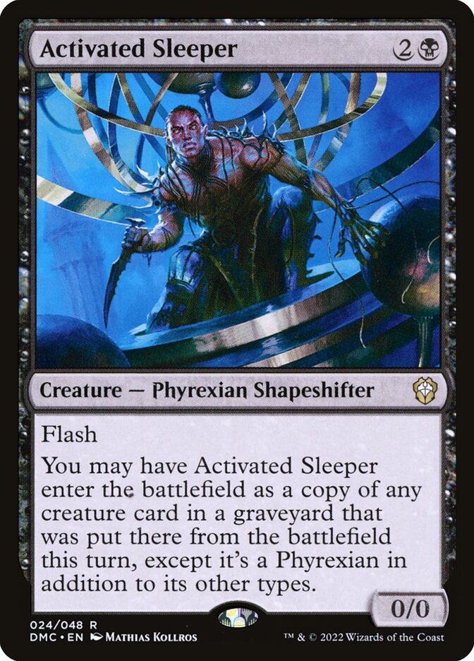 Activated Sleeper – Rare Magic: The Gathering card from Dominaria United Commander (#24)
