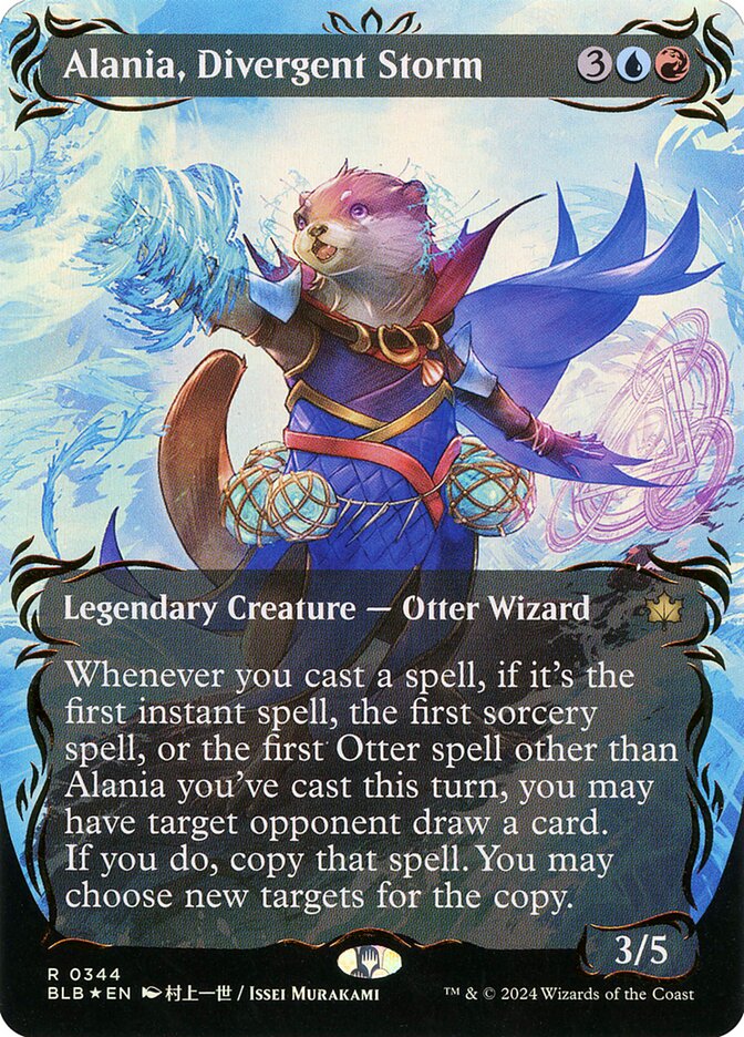 Alania, Divergent Storm – Rare Magic: The Gathering card from Bloomburrow (#344)