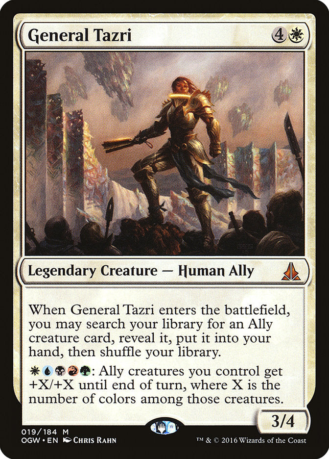 General Tazri – Mythic Magic: The Gathering card from Oath of the Gatewatch (#19)